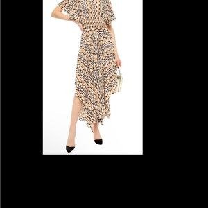 MAJE Rachelli Shirred Printed
Crepe De Chine
Maxi Dress